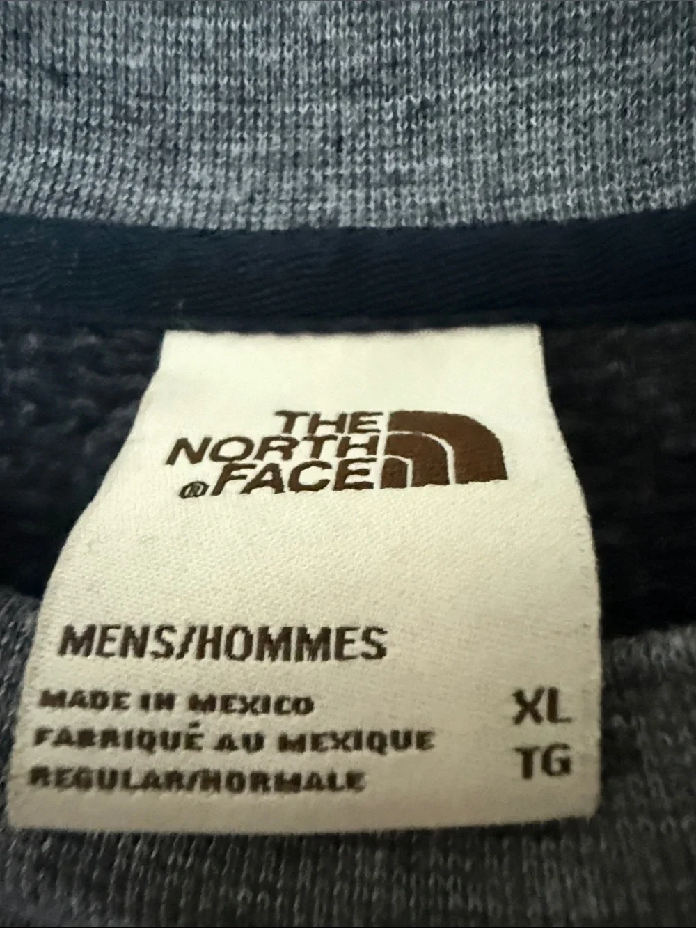 The North Face heathered measures preowned